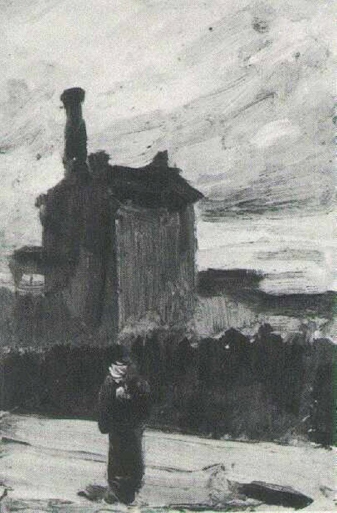 Картина Ван Гога Сумерки, перед бурей: Монмартр 1886